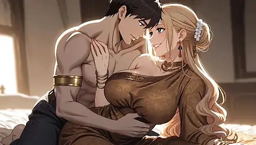 Büyük memeli üvey anne oğluyla seks yapıyor