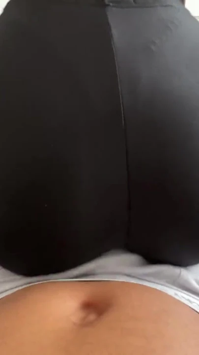 Stepsister surprise me with her big ass lap dance and humping my dick in sexy leggings | Clip 1
