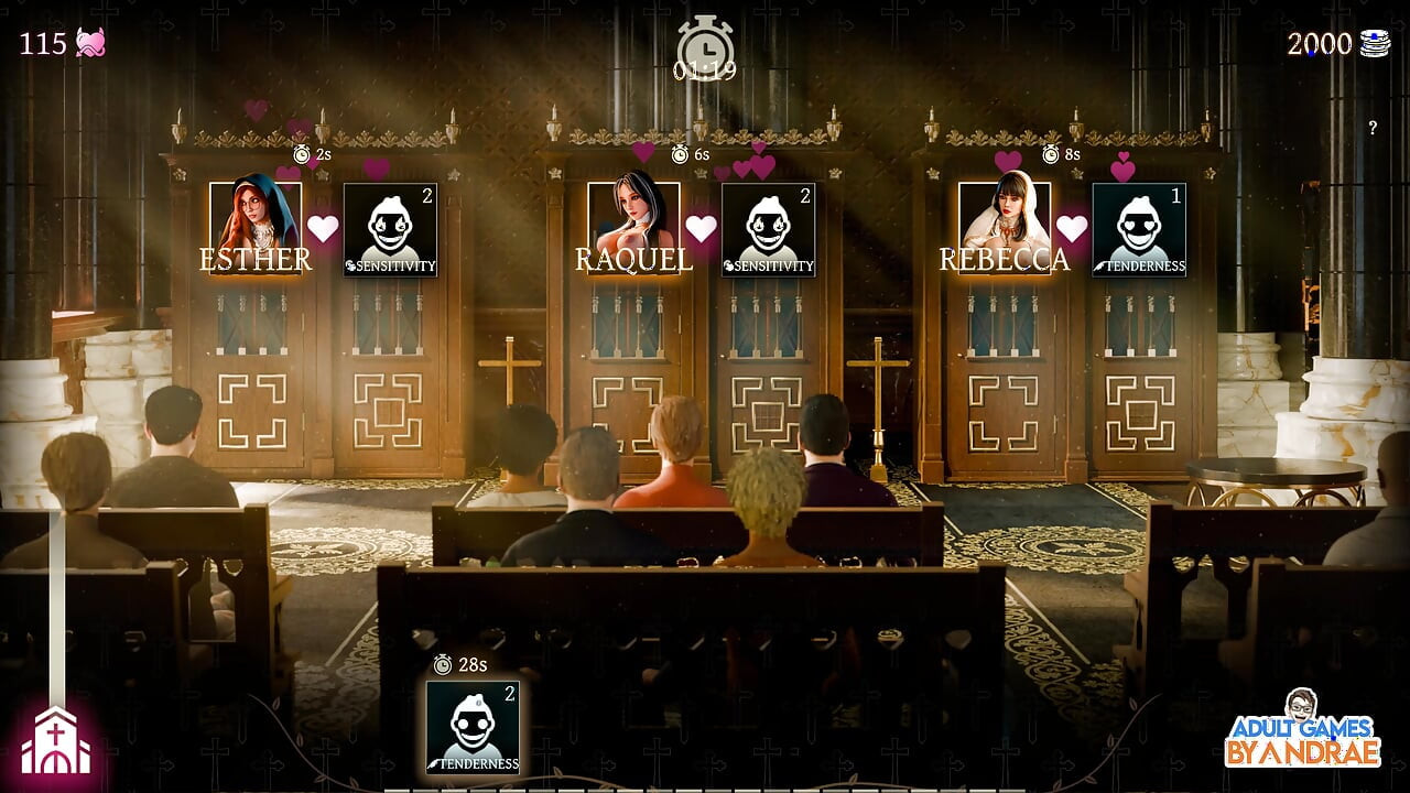 Stepsisters in Sin Gameplay Part 5 - Lust Gets Closer to Esther