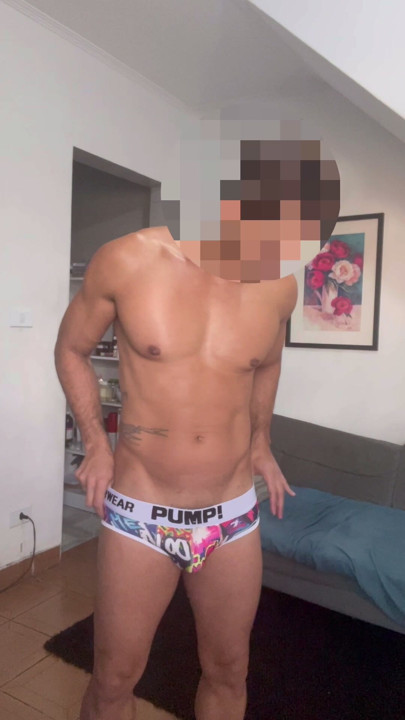 Chastity Boy alone... but dutifully blocked.