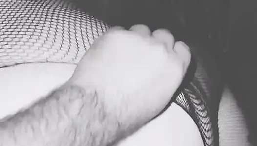 Ночное видение видео пары, занимающийся горячим сексом в постели в любительском видео