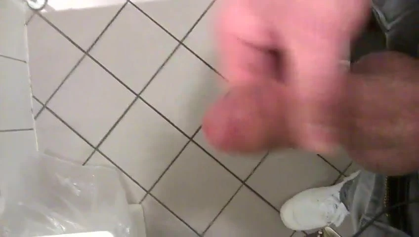 Auf dem Kaufhaus Klo gewichst