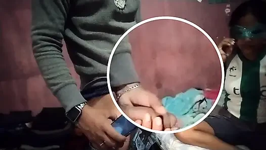 Cute slut sucks my penis