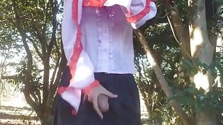 Nagae Iku, cosplay japonés, masturbación en público