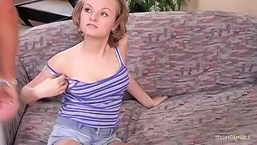 Anal toys help prepare Lussi to take every inch of his cock up her ass