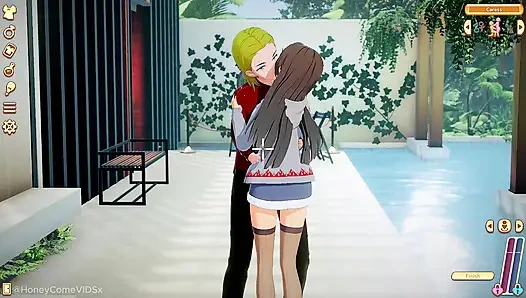 Honeycome - cerita momo bagian 1 - karakter khusus - pertemuan pertama dan oral - tanpa sensor