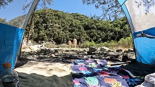 Öffentlicher Fkk-strand-vlog