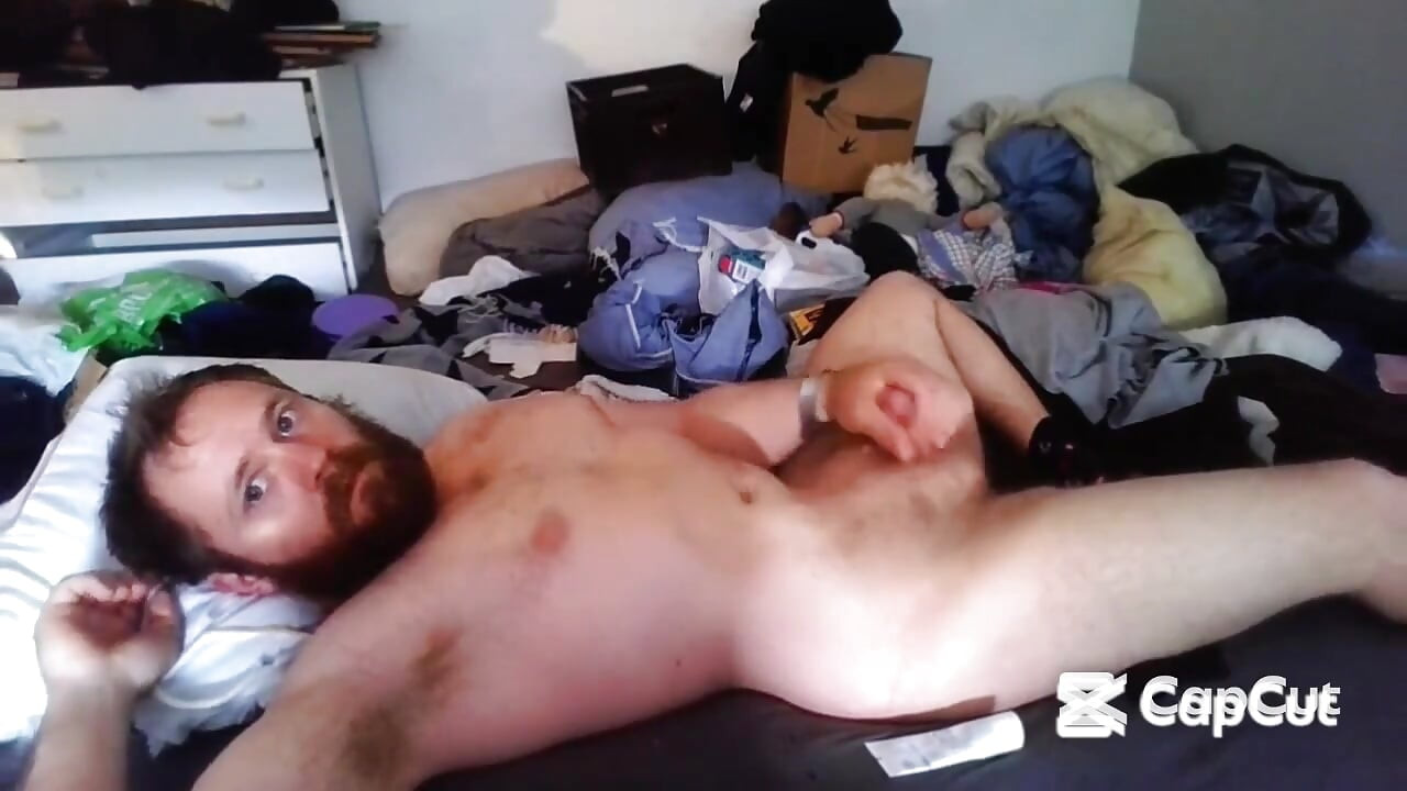 Masturbating
