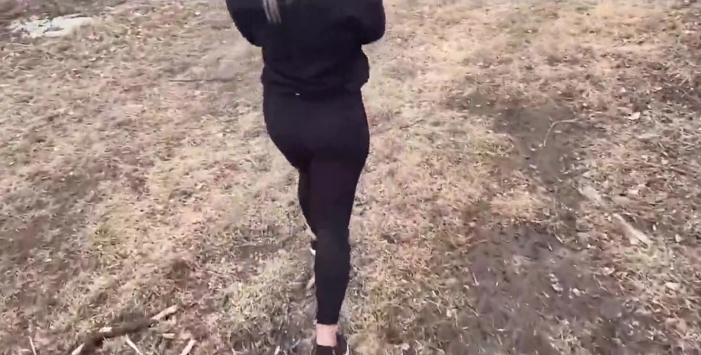 Stripping Naked and Getting Fucked in the Forest