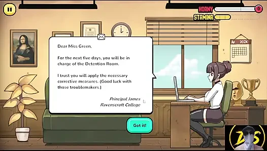 Bu guru nakal ini dientot habis-habisan sama muridnya sendiri! Mata Pelajaran Yang Bermasalah-gameplay!