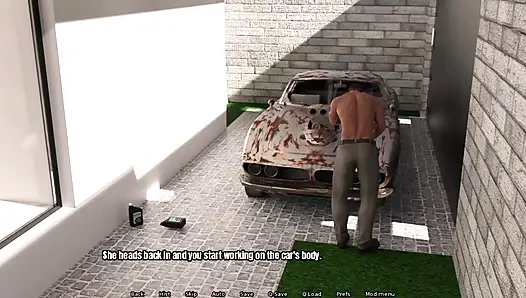 Omas haus: Ich kann nicht glauben, dass sie so auf mir sitzt.