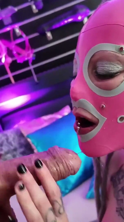 sloppy latex blow | Clip 1