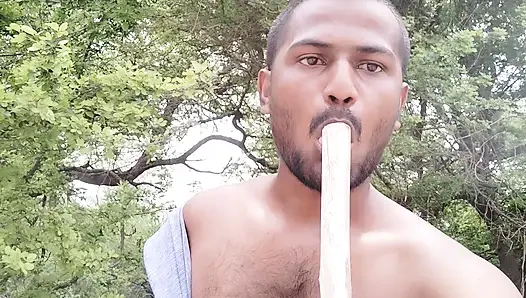 Xhard On Dick On Duty in forest alone