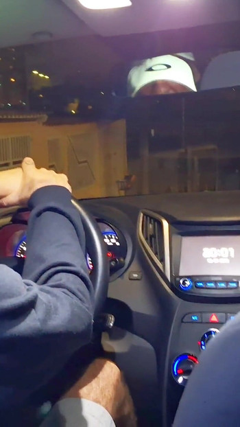 Epic moment from "Married woman shows her ass to the app driver and they end up having sex inside the car"