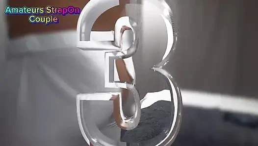 Your View of My Huge 11 Inch Harness Dildo