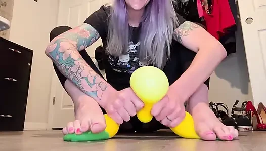 Esneme muz squish boyutu 26 feet