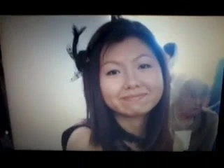 Penghormatan untuk mahusmarriedtributes pancutan mani di muka si comel Asia