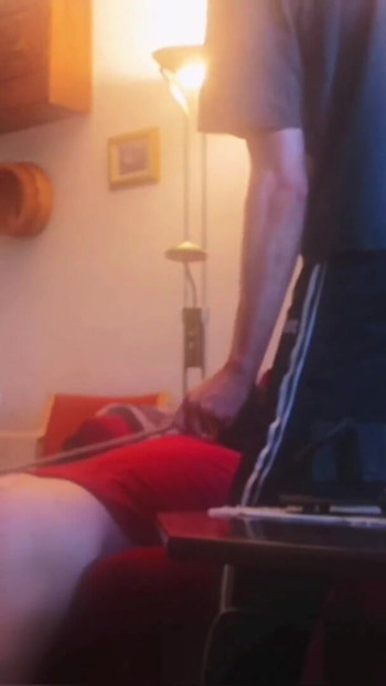 Thrilling moment from "Amateurboy is caned on feet and ass"