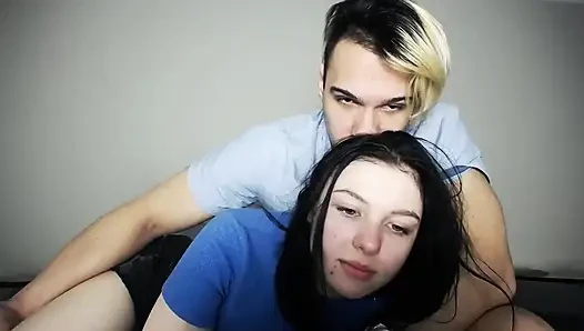 Teenie-paar auf web-cam