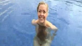 Cherry Healey skinny dipping