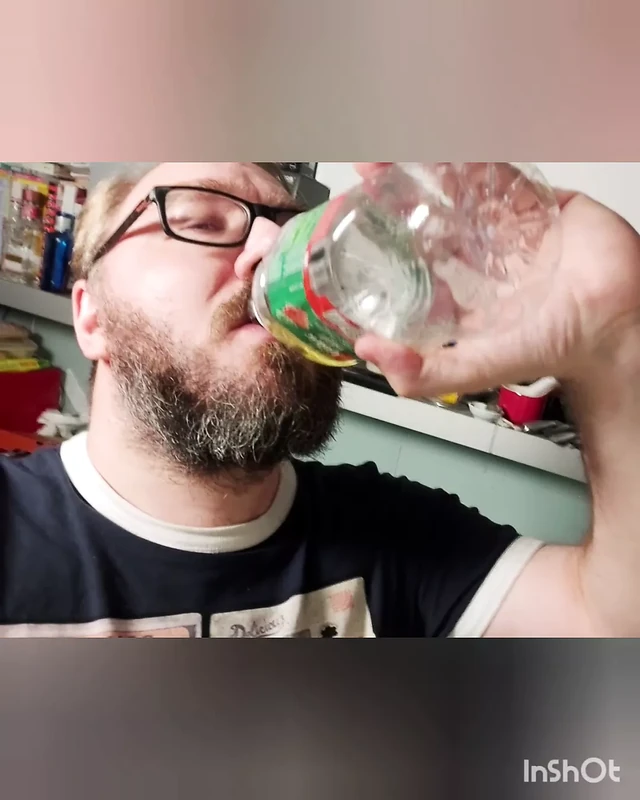 More locked boy piss drinking