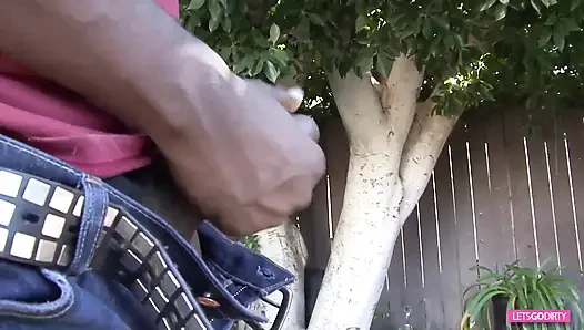 Latina getting drilled hard with big black cock