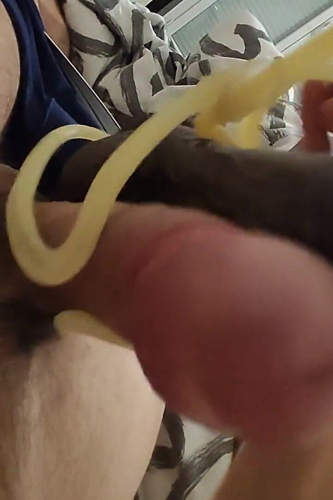 Grinding on Dildo