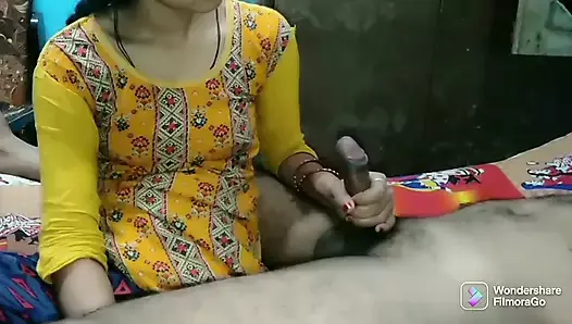 step brother-in-law hard fucking his r sister-in-law in Hindi voice , your indian couple.