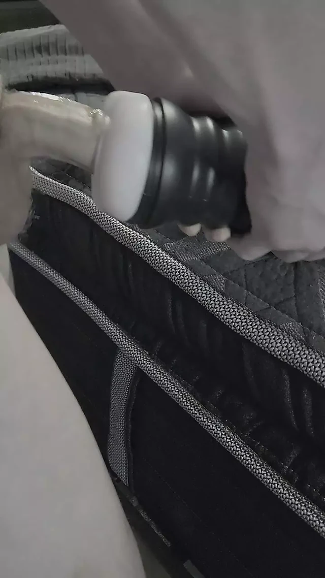 I fucked my pocket pussy for the first time.