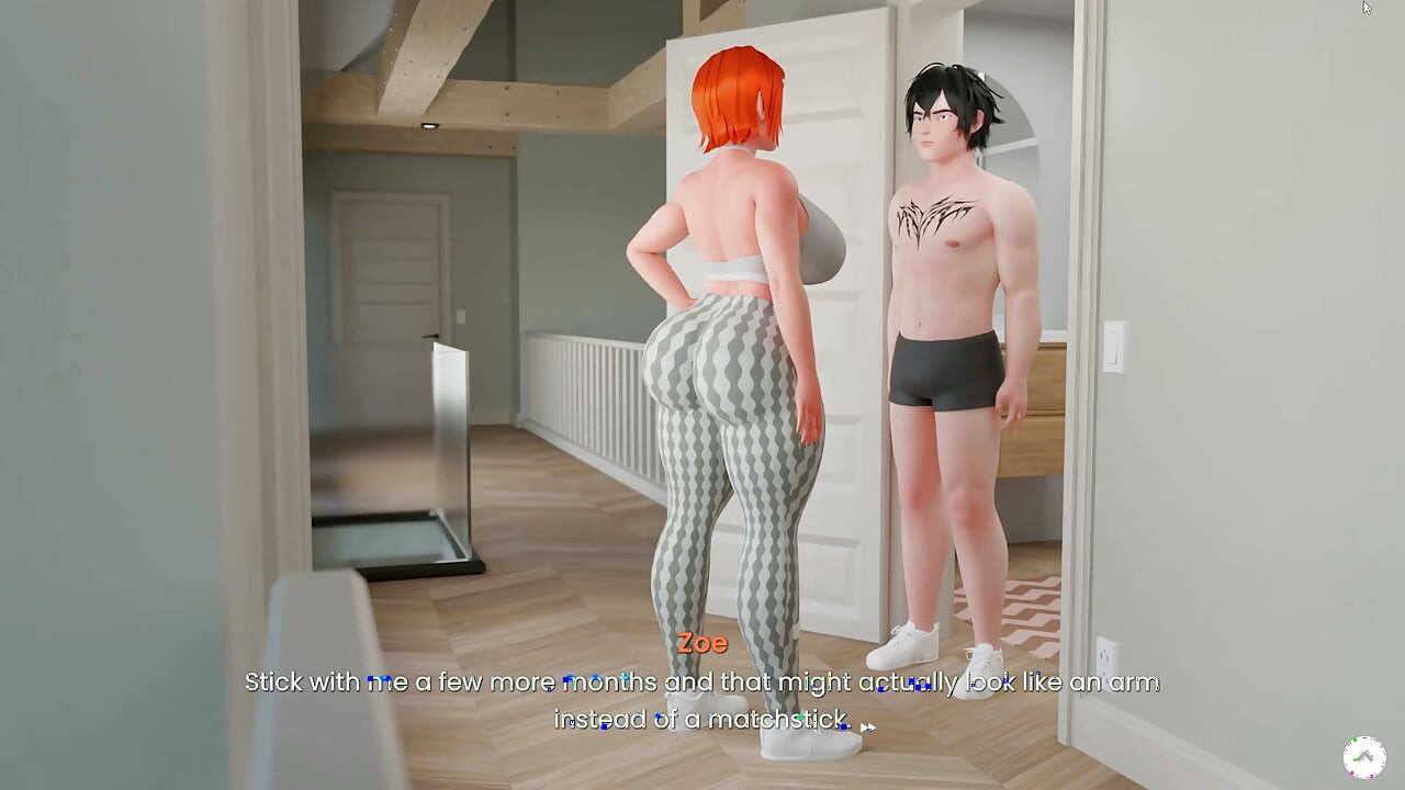 Mansion Days - animado jogo 3D # 10 - a MILF chupa pau