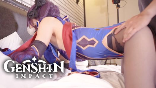 Genshin Impact mona cosplayerin wird gefickt, Nach dem otaku festival 2