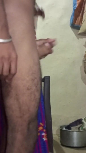 Key moment from "Devar Bhabhi and her husband were in love for a long time and today they have sex in the old house"