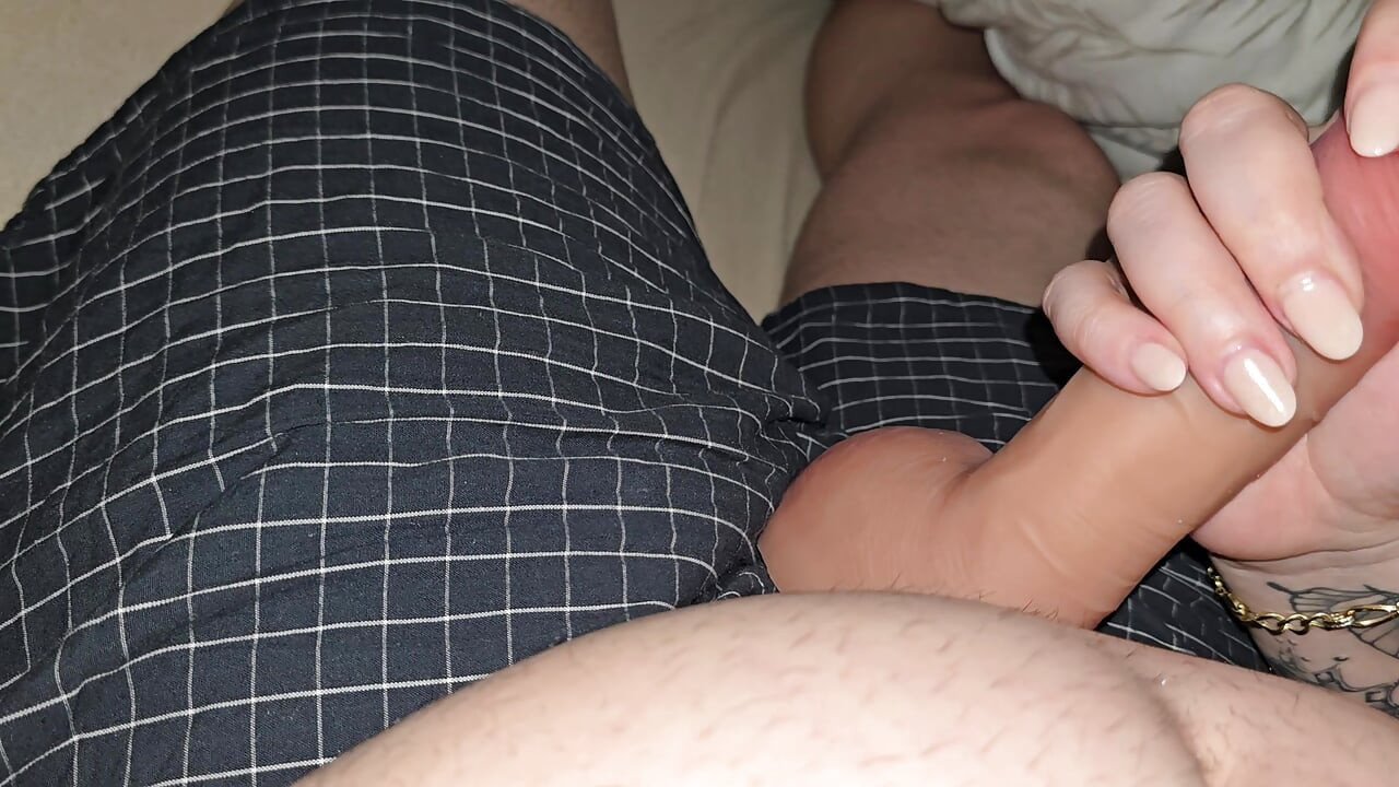 nothing better than starting the day with a good handjob from step mom