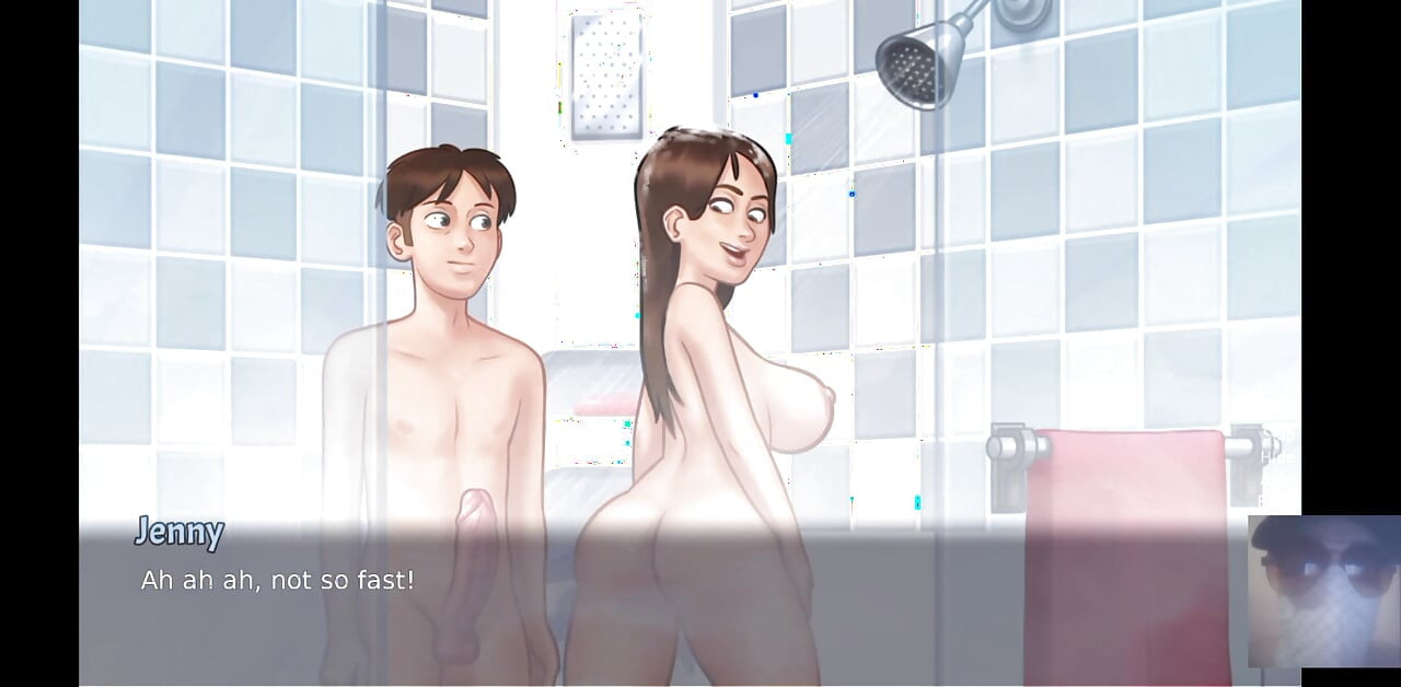 CUTE STEPSIS JENNY ALL BATHROOM LEWD SCENES! SUMMER TIME SAGA NEW UPDATE!