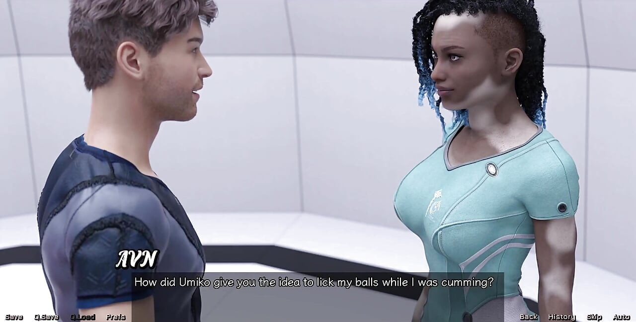 Stranded in Space - Hot Blowjob by Vitiligo Girl