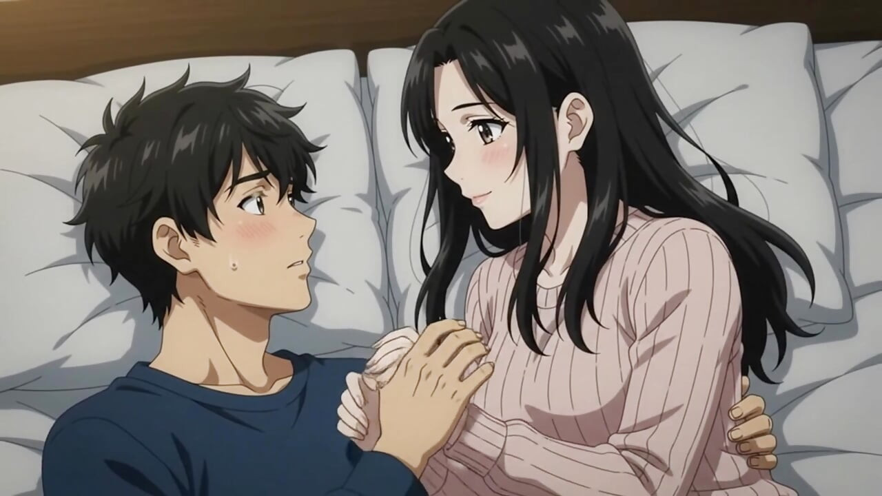Stepsister catches stepbrother watching her change and invite him to watch complete