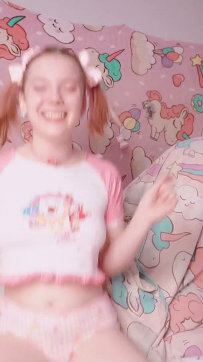 Barely Legal 18yo Petite Teen Loves Showing Off Her Cute Princess Panties And Pink Pussy Online | Clip 1