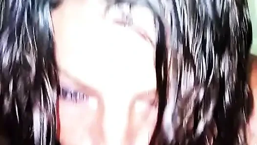 Jade and Damon - POV - sucking in the bath