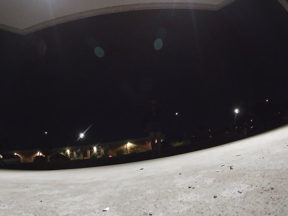 Cum whore CD is outdoors alone then goes indoors for masturbation