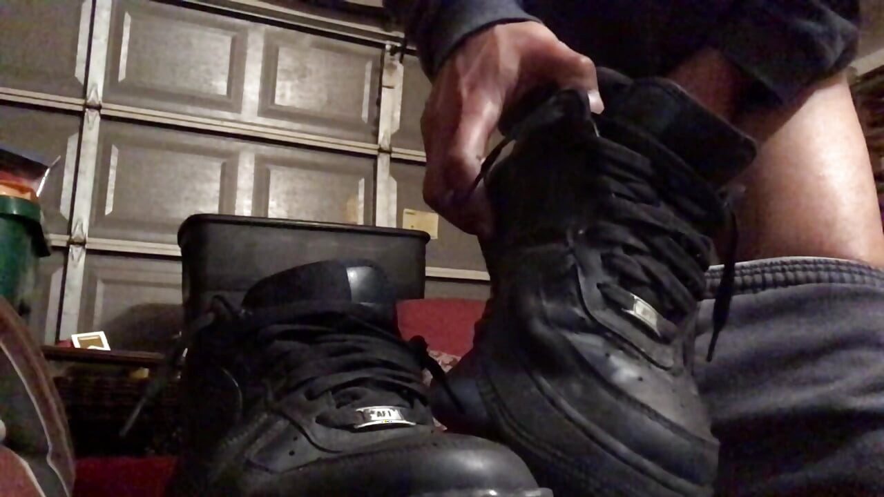 STR8 VRIENDEN Zwarte AF1's
