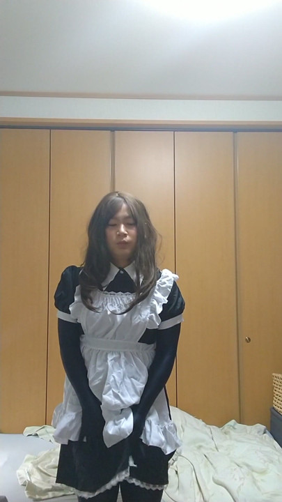 A cute man's step daughter masturbates in full-body tights raw clothes | Clip 1