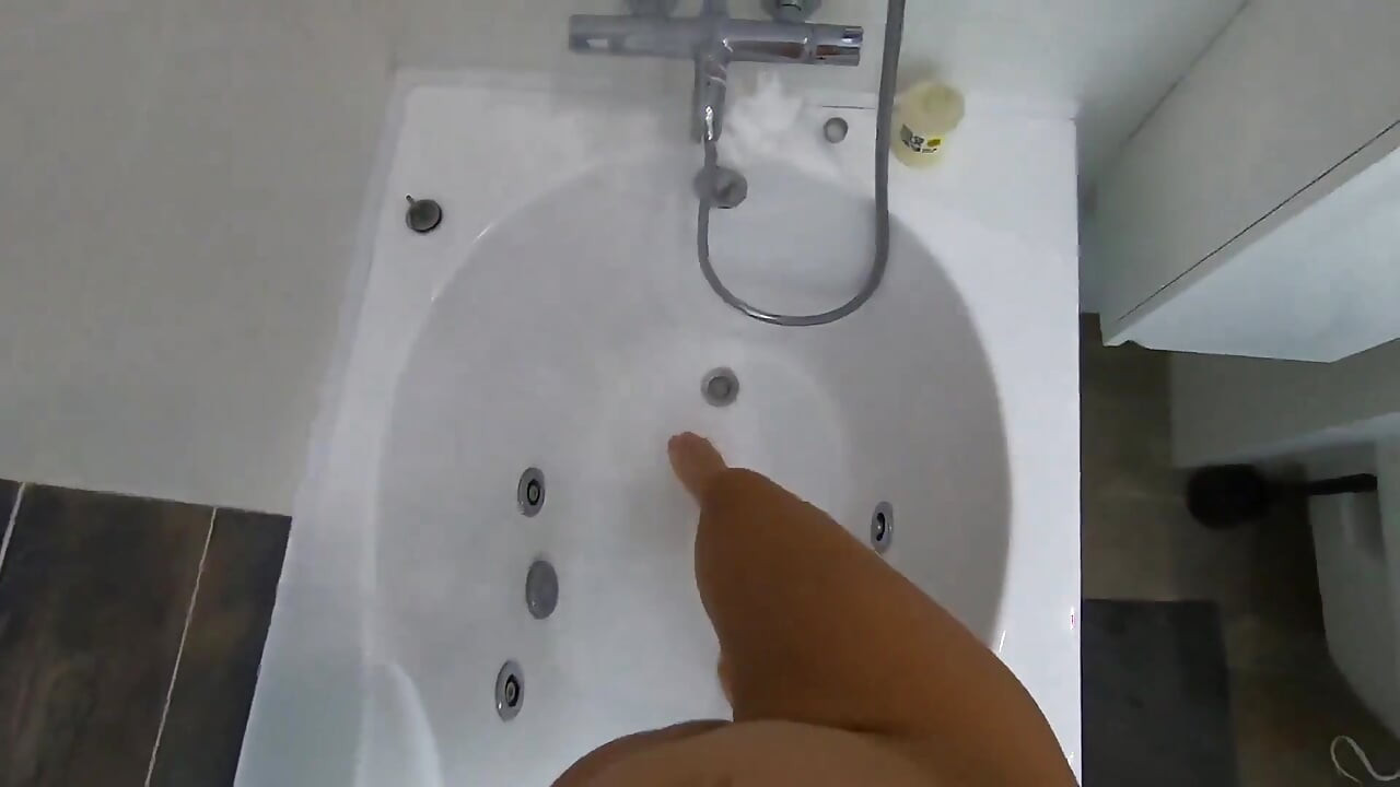 POV solo meisje douche
