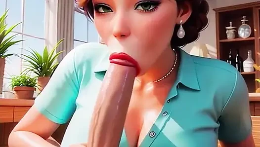 Alluring MILF Strips off Work Stress in Passionate Style