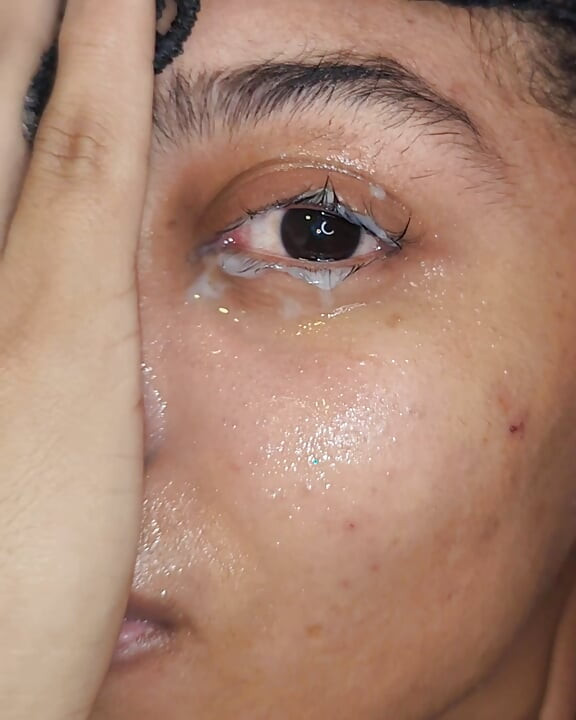 Throat Fuck with Cum in the Eye