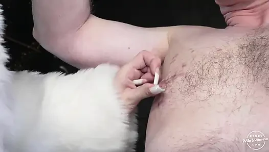 A Slave for Nipple Punishment