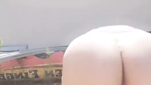 Pissing outside