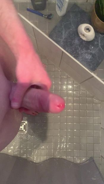 Cum in Shower