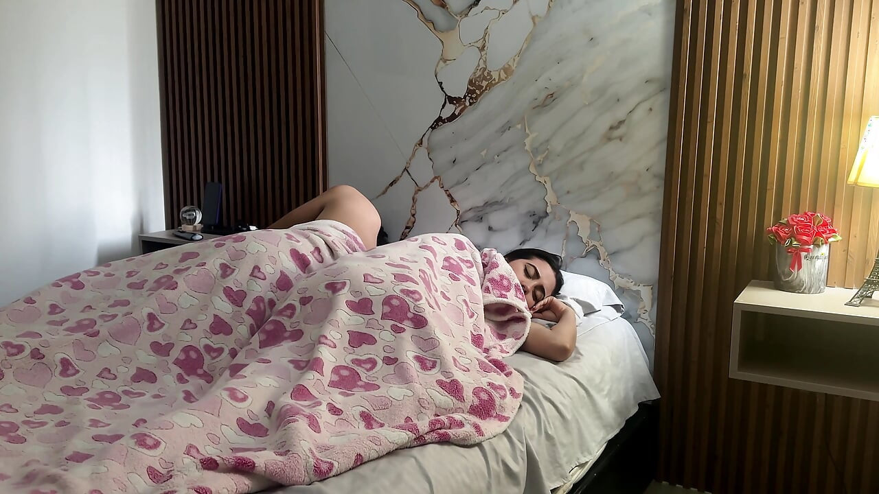 Do You Mind if I Stay? I Have a Hard Fuck with My Latina Stepsister After Asking Me to Spend the Night in My Room