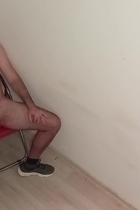 Sport Man Ready for Jogging Jerk and Cum