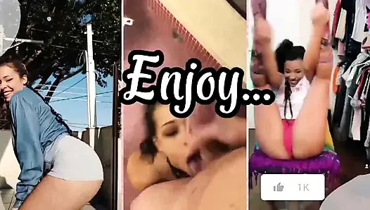 Ateşli esmer sabah orgazm olmak için yardım istiyor.